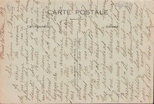 CPA Saint Denis, Boulevard Chateaudun, ungelaufen