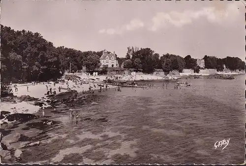 CPA Fouesnant, Beg Meil, La Plage de la Cale, gelaufen