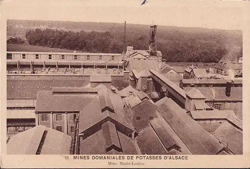 CPA Alsace, Mine Marie Louise, ungelaufen