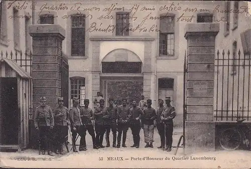 CPA Meaux, Porto d Honneur du Quartier Luxembourg, ungelaufen