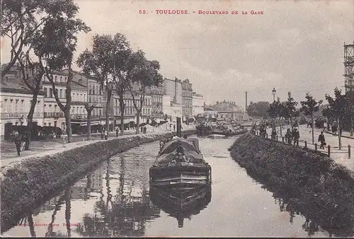 CPA Toulouse, Boulevard de la Gare, ungelaufen