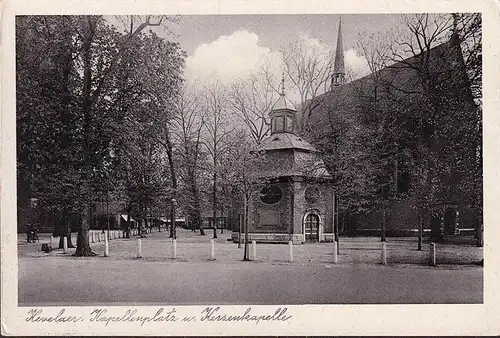 AK Kevelaer, Kapellenplatz und Kerzenkapelle, ungelaufen