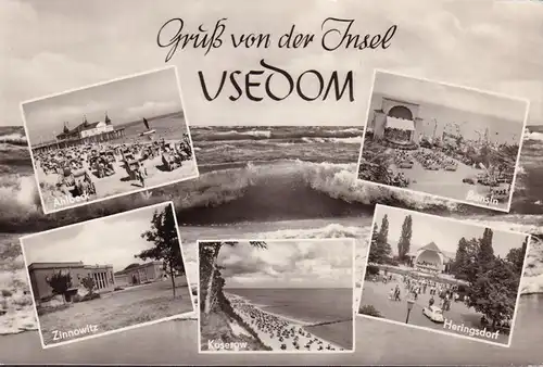 Insel Usedom, Ahlbeck, Zinnowitz, Bansin, Heringsdorf, ungelaufen