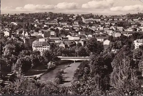 AK Pforzheim, Stadtansicht, gelaufen