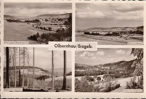 AK Olbernhau, Olbernhauer Tal, Flöhatal, Rungstocktal, gelaufen 1963