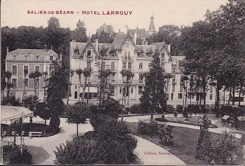 CPA Salies de Bearn, Hotel Larrouy, ungelaufen