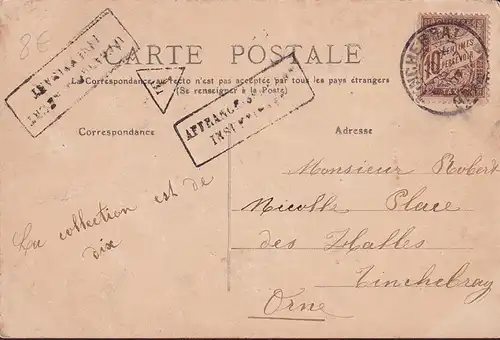 CPA Cognac, Grand Concours de Gymnastique du 16 Juin 1907, Timbre, gelaufen 1907