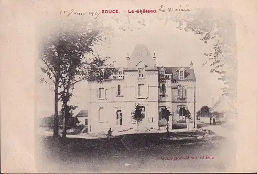 CPA Bouce, La Mairie, Mauvaise impression, gelaufen