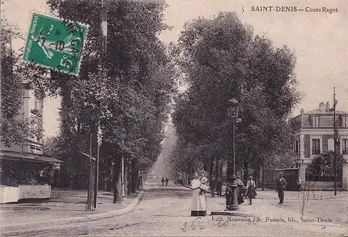 CPA Saint Denis, Cours Ragot, gelaufen