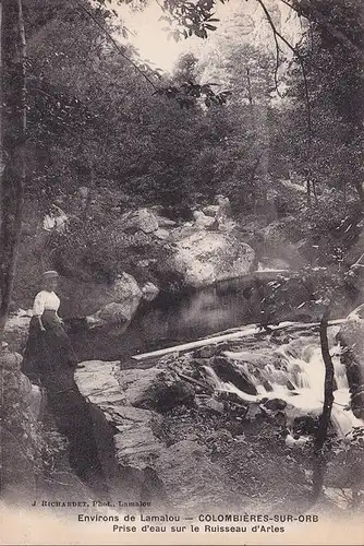 Colombieres sur Orb, Prise d eau sur le Ruisseau d Arles