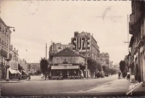 CPA Villemomble, Place de la Gare, Aperitif Suze, Villemomble Sports, gelaufen 1948