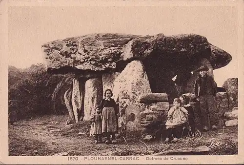 CPA Plouharnel Carnac, Dolmen de Crucuno, ungelaufen