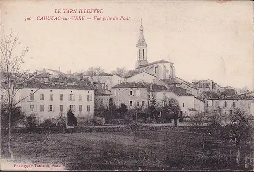 CPA Cahuzac sur Vere, Vue prise du Pont, ungelaufen