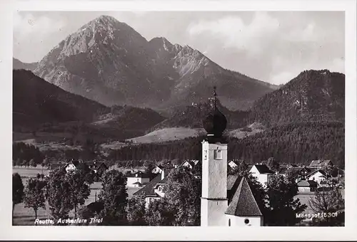 AK Reutte, Teilansicht, Kirche, ungelaufen