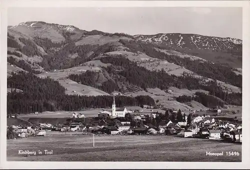 AK Kirchberg in Tirol, Panoramaansicht, Kirche, ungelaufen