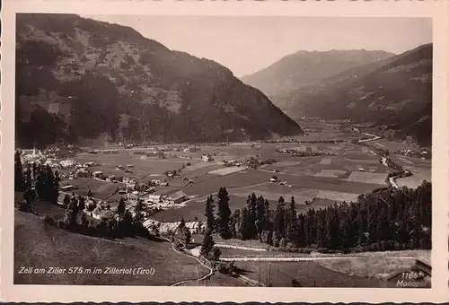 AK Zell am Ziller im Zillertal, Panoramaansicht, ungelaufen