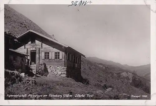 AK Oberndorf, Alpenwirtschaft Alpenrose am Föhnberg, ungelaufen