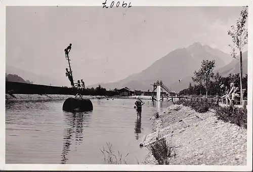 AK Jenbach, Strandbad, Unterinntal, ungelaufen