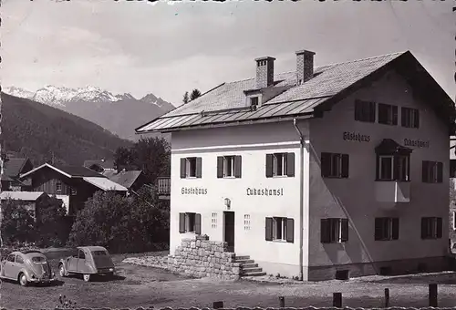 AK Bruck an der Großglocknerstraße, Gästehaus Lukashansl, VW Käfer, Citroen 2CV, ungelaufen