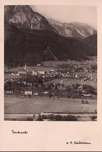 AK Jenbach, Panoramaansicht, Kirche, ungelaufen