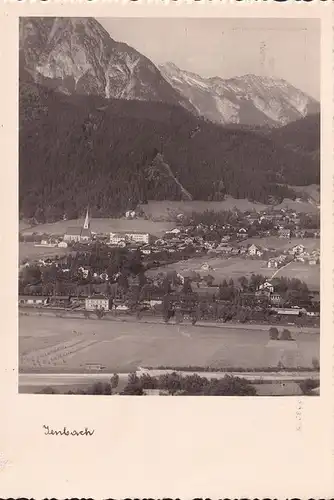 AK Jenbach, Panoramaansicht, Kirche, ungelaufen