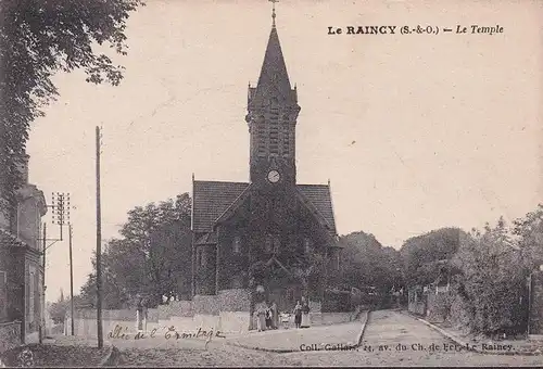 CPA Le Raincy, Le Temple, ungelaufen