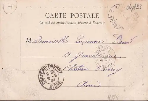 CPA Le Raincy, Les Petites Familles Herold et Presbytiere, gelaufen 1904