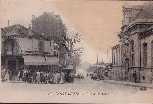 CPA Le Raincy, Rue de la Gare, ungelaufen