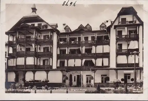 AK St. Wolfgang, Grand Hotel, ungelaufen
