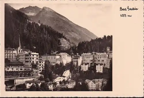 AK Bad Gastein, Hotels, Stadtansicht, ungelaufen