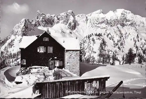 AK Maurach am Achensee, Erfurter Hütte gegen Dalfaserkamm, ungelaufen