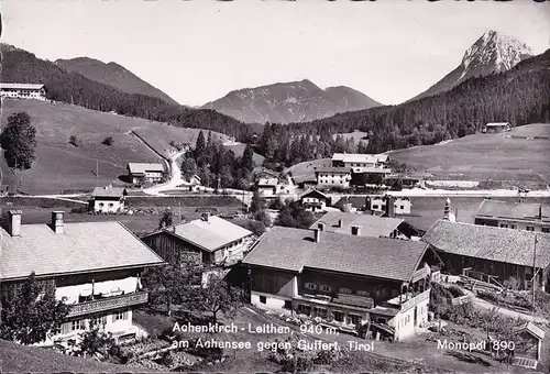 AK Achenkirch Leithen, Ortsansicht, Achensee, ungelaufen