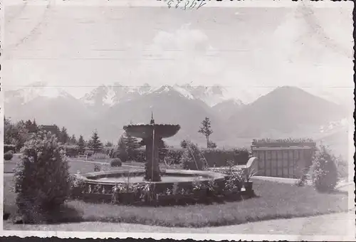 AK Hochzirl, Heilstätte, Parkanlage, ungelaufen