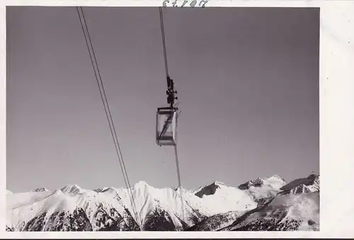 AK Bad Gastein, Stubnerkogel, Bergbahn, Gondel, Skier, Foto AK, ungelaufen