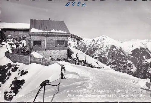 AK Bad Gastein, Blick vom Stubnerkogel gegen Gamskar, Bergstation, ungelaufen