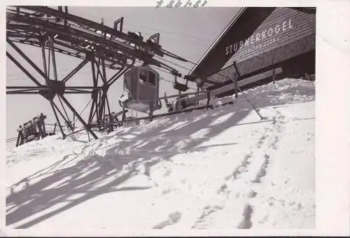 AK Bad Gastein, Stubnerkogel, Bergstation, Gondel, Foto AK, ungelaufen