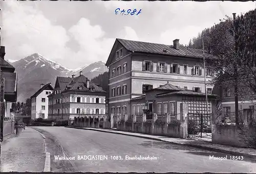 AK Bad Gastein, Eisenbahnerheim, ungelaufen