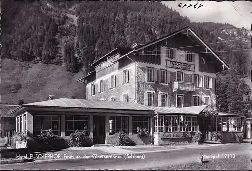 AK Fusch an der Großglocknerstraße, Hotel Fuscherhof, ungelaufen