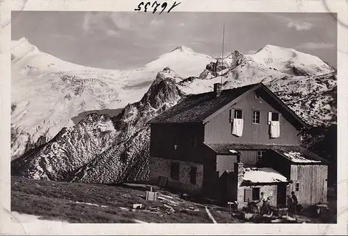 AK Hintertux, Tuxerjochhaus mit Gefrorener Wand, ungelaufen