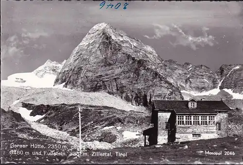 AK Vals, Geraer Hütte gegen Olpere und Fußstein, ungelaufen