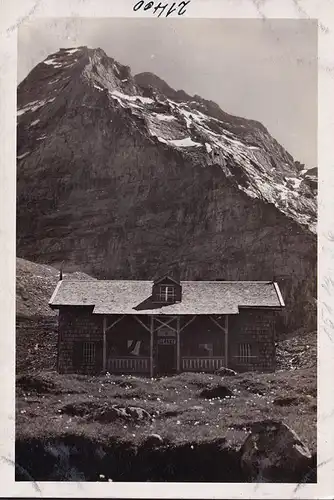 AK Vals, Geraer Hütte mit Fußstein, ungelaufen
