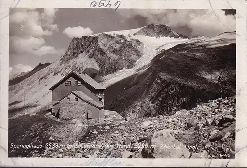 AK Hintertux, Spanaglhaus mit Gefrorener Wand, ungelaufen