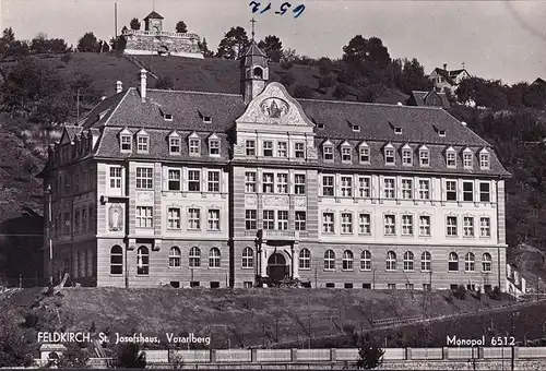 AK Feldkirch, St. Josefshaus, ungelaufen