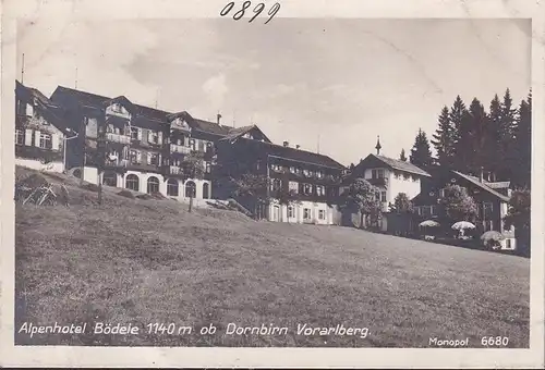 AK Dornbirn, Alpenhotel Bödele, ungelaufen