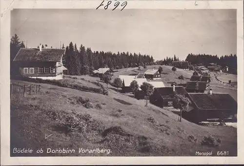 AK Bödele ob Dornbirn, ungelaufen
