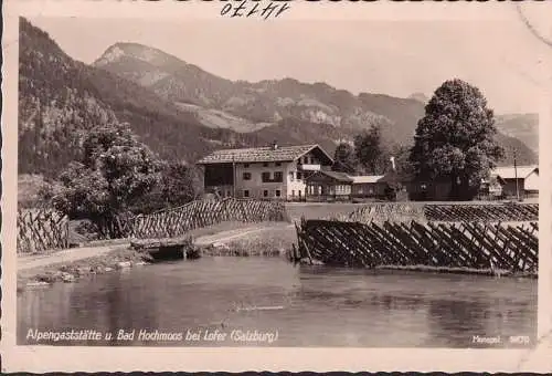 AK St. Martin bei Lofer, Alpengaststätte Bad Hochmoos, ungelaufen