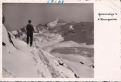 AK Neukirchen am Großvenediger ,Großvenediger von der Kürsingerhütte, Skifahrer, ungelaufen