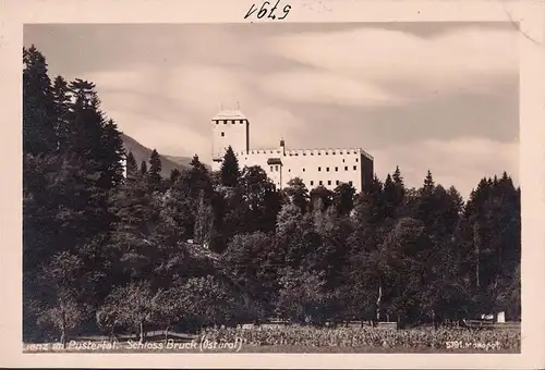 AK Lienz im Pustertal, Schloss Bruck, ungelaufen- datiert 1941