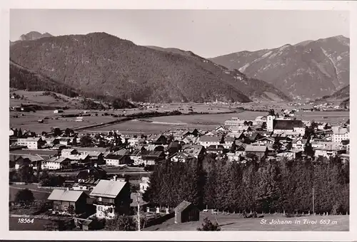 AK St. Johann, Stadtansicht, Kirche, ungelaufen