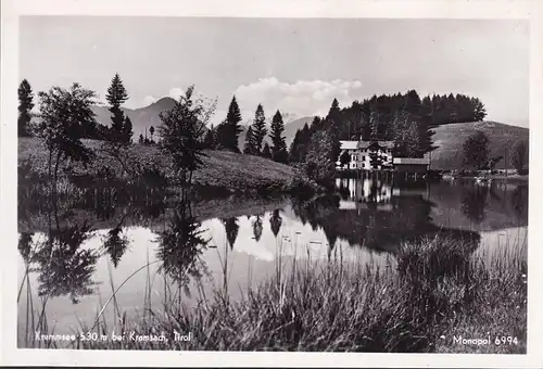 AK Kramsach, Krummsee, Hotel Krummsee, Foto-AK, ungelaufen